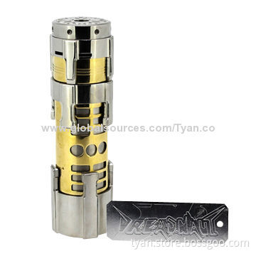 YouTube Review High-quality Clone as Original Dreadnaut 26650 Electronic Cigarette Mod, RoHS Mark